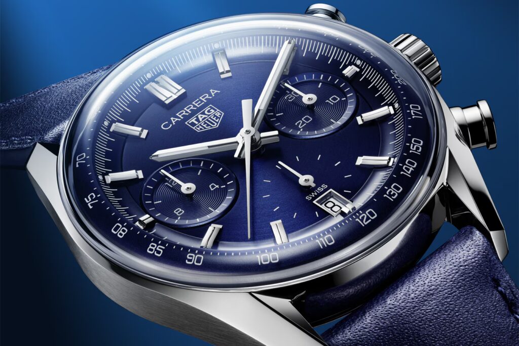 TAG Heuer Carrera Swiss-made chronograph movement showcasing precision engineering
