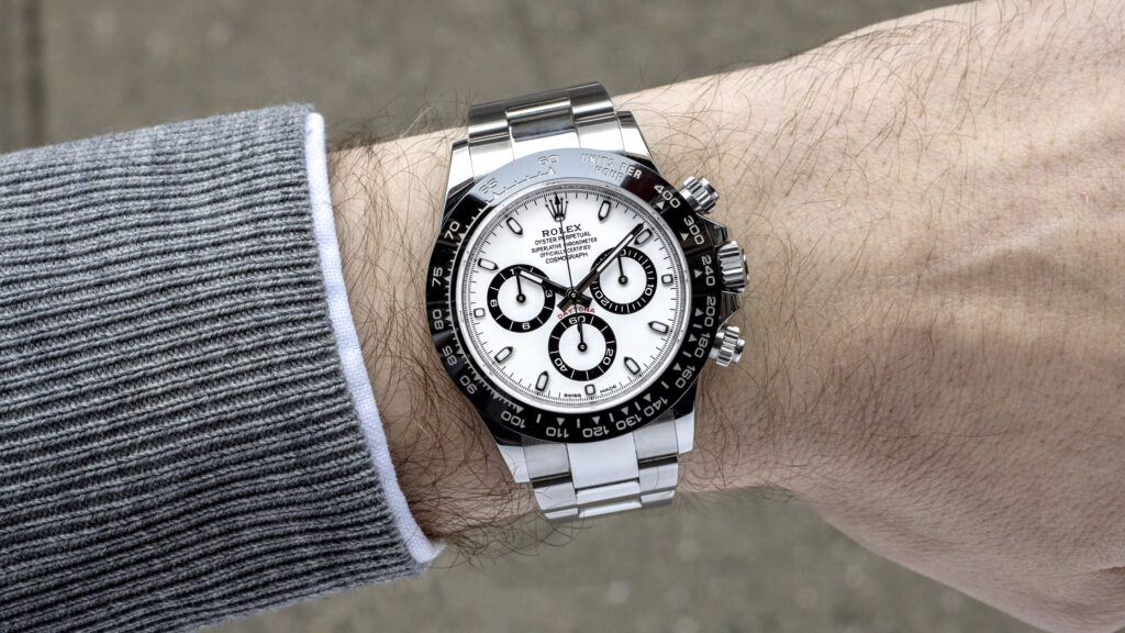 Rolex Daytona 116500LN Panda profile watch for blog