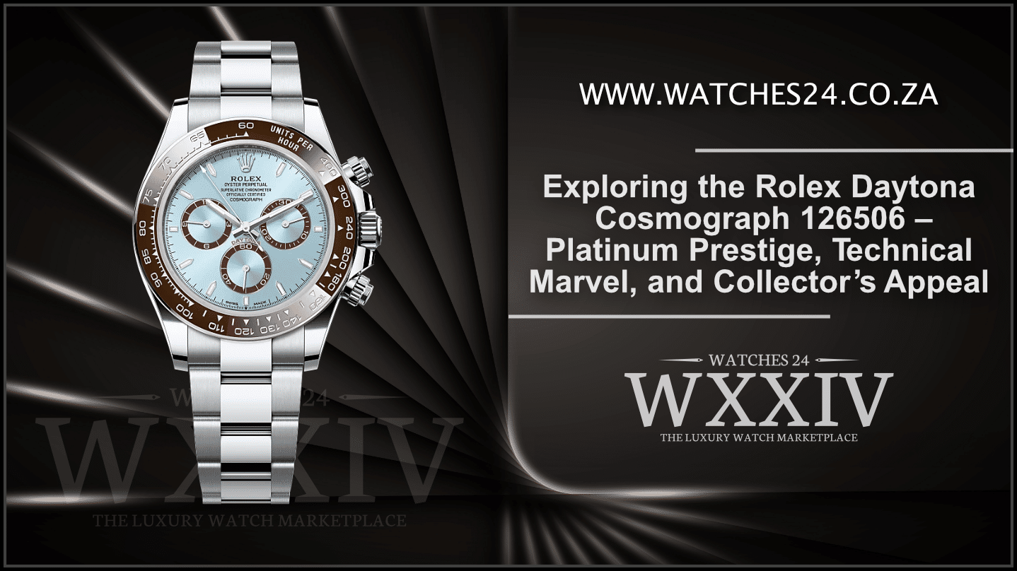 Exploring the Rolex Daytona Cosmograph 126506 – Platinum Prestige, Technical Marvel, and Collector’s Appeal
