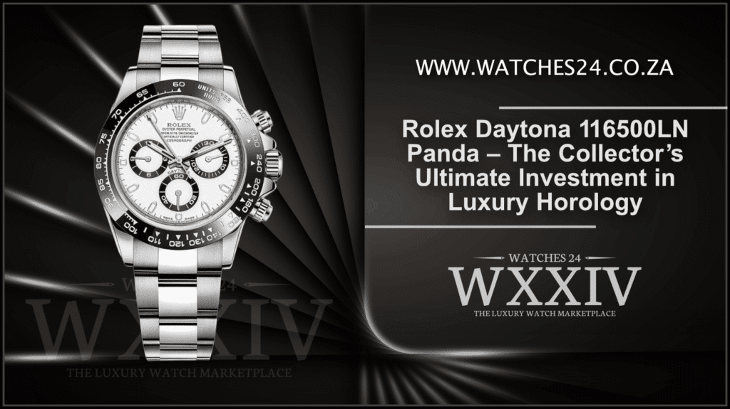 Rolex Daytona 116500LN Panda close-up for Watches24 blog